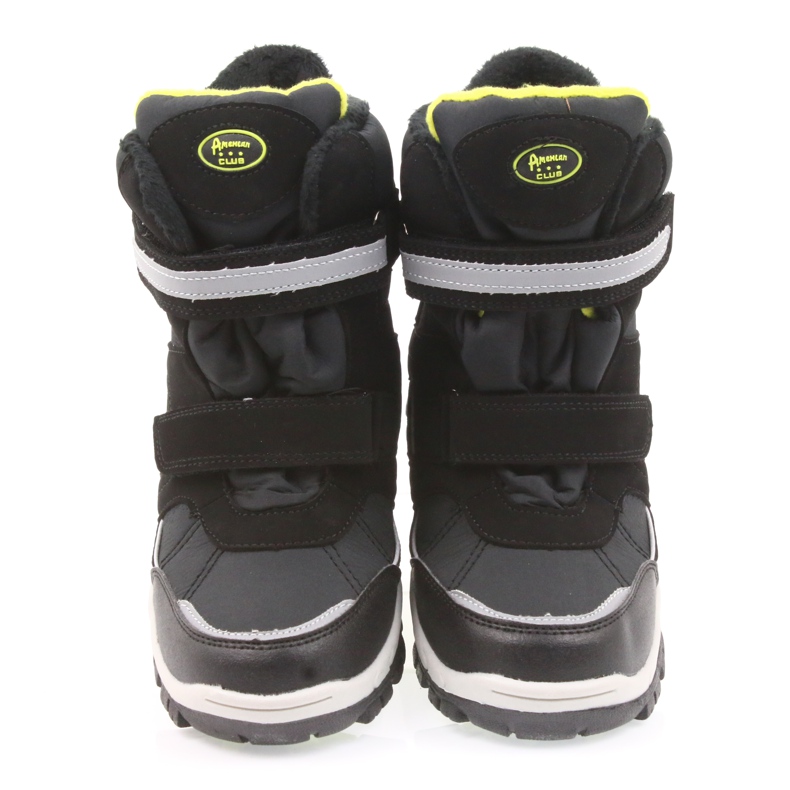 American Club Boty s membránou American 1813 černé černá zelená 3