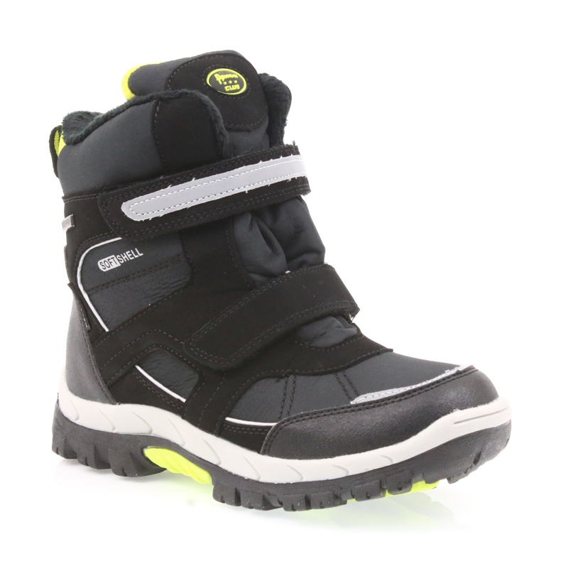 American Club Boty s membránou American 1813 černé černá zelená 1