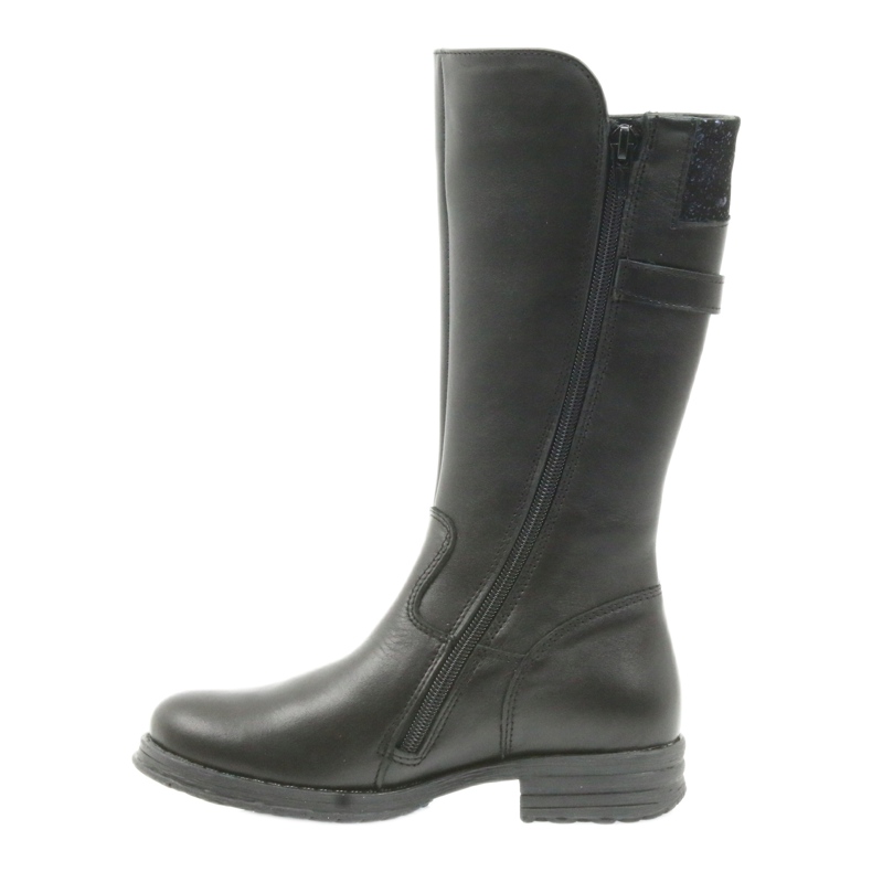 Ren But černé dlouhé boty 4371 černá námořnická modrá 2 Ren But černé dlouhé boty 4371 černá námořnická modrá 2