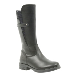 Ren But černé dlouhé boty 4371 černá námořnická modrá 1 Ren But černé dlouhé boty 4371 černá námořnická modrá 1