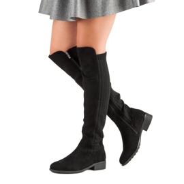 Filippo Boty na podpatku černý 2