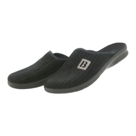 Pantofle pánské boty Befado 548m015 černé pantofle černá 4