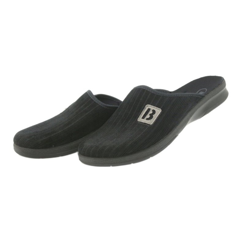 Pantofle pánské boty Befado 548m015 černé pantofle černá 4