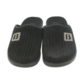 Pantofle pánské boty Befado 548m015 černé pantofle černá 3