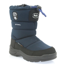 American Club Boty s membránou American 801SB navy blue černý námořnická modř 1