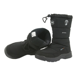 American Club Americké černé sněhové boty 801SB s membránou černá 4