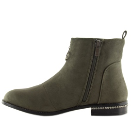 Zelené dámské boty LL6300 Olive zelená 1