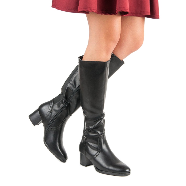 Filippo Klasické černé boty černý 2