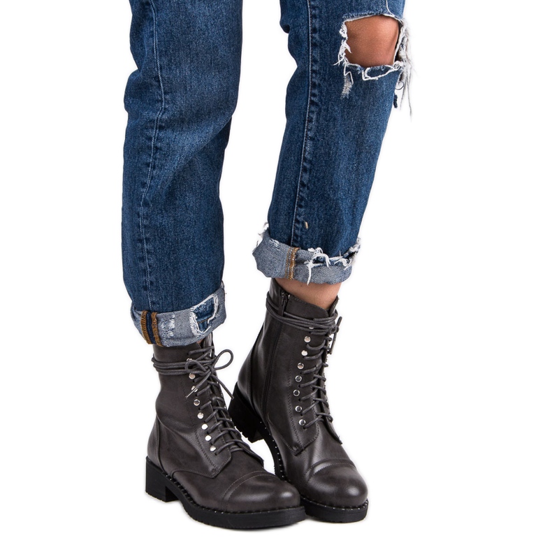 Diamantique Šedí dělníci šedá 1