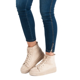 Wilady Tenisky Nad kotníkem hnědý 1 Wilady Tenisky Nad kotníkem hnědý 1