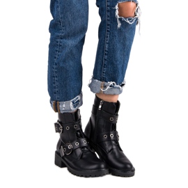 Sweet Shoes Černí dělníci černý 1