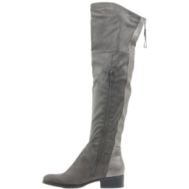 Šedé kozačky Filippo 379 šedá 2