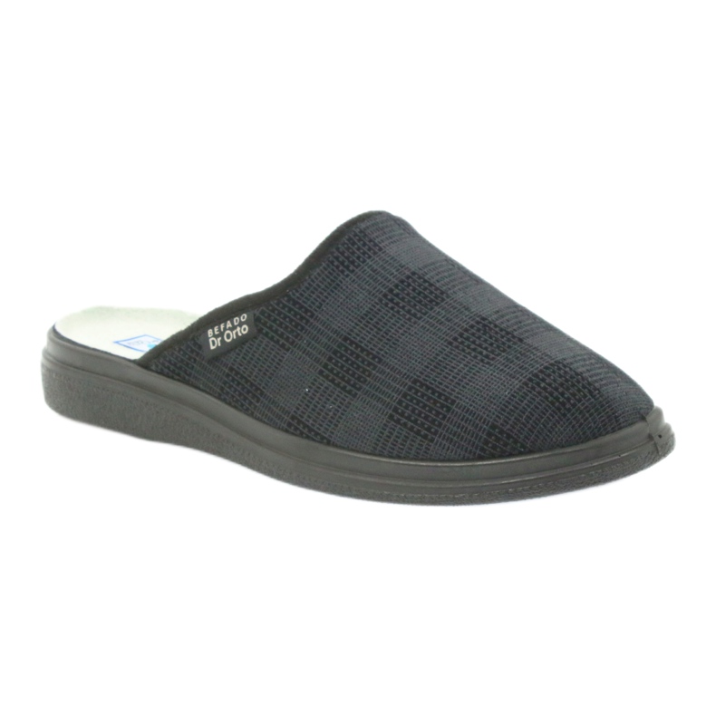 Pánské boty Befado125m pantofle, zdravotní pantofle černá šedá 1
