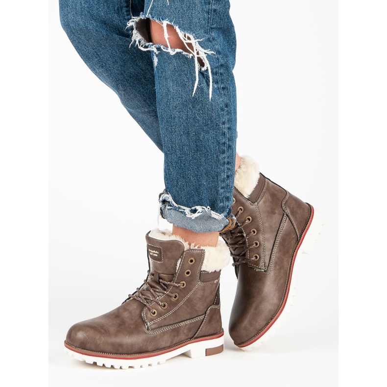 Arrigo Bello Teplé zimní lapače hnědý 2