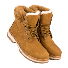 Fgm Paris Velbloudí lovci s kožešinou hnědý 1