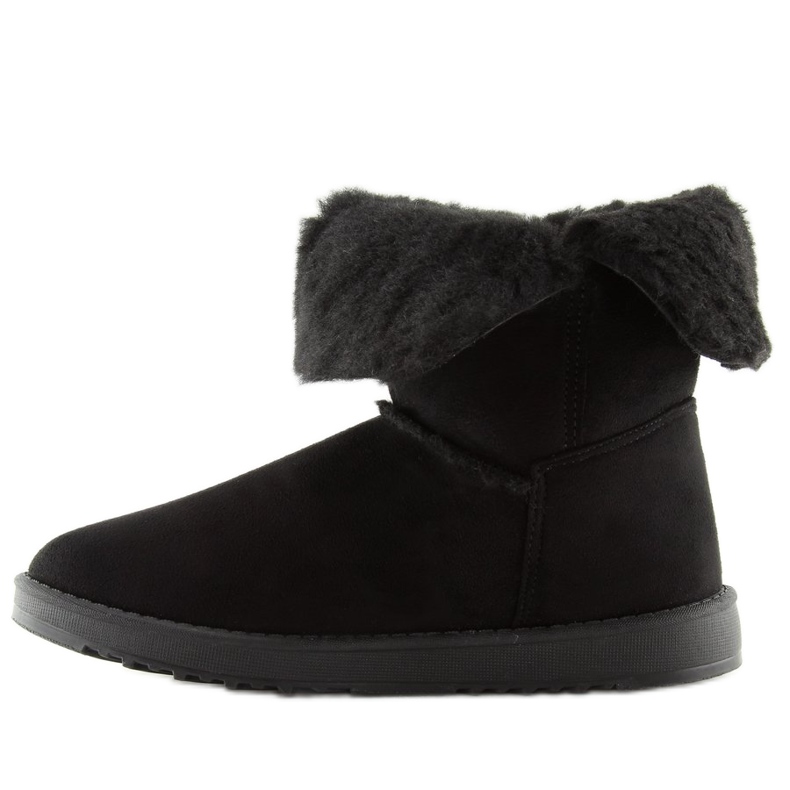 Černé emuzy s bambulí SP04P Black černá 1