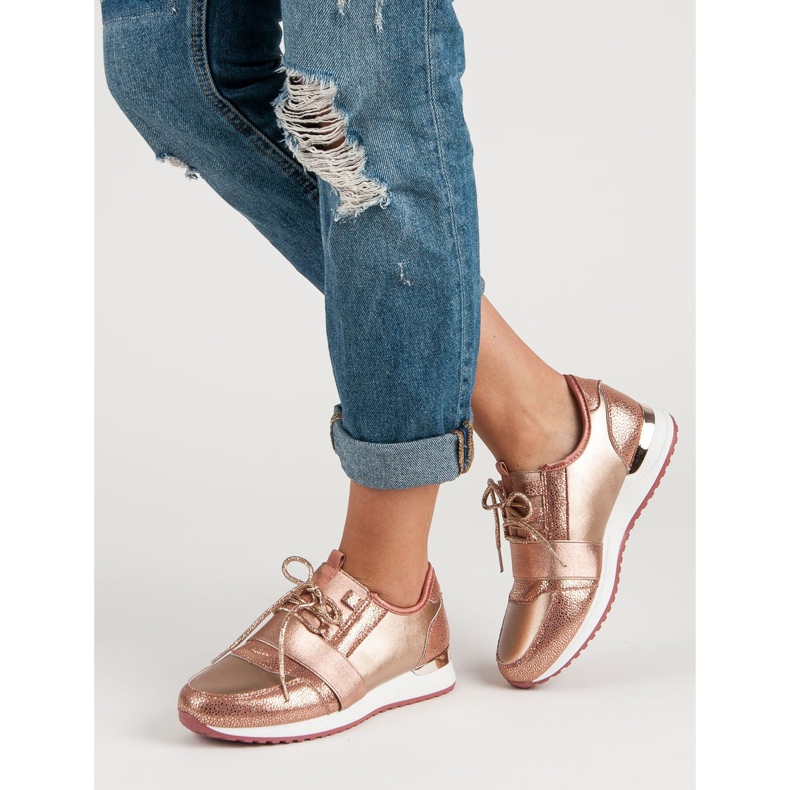 Nazouvací sportovní obuv vícebarevný růžový 2