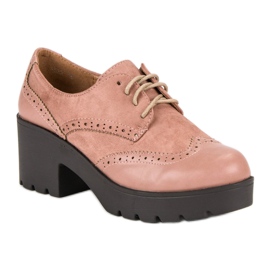 Ch. Creation Elegantní růžové boty růžový 1