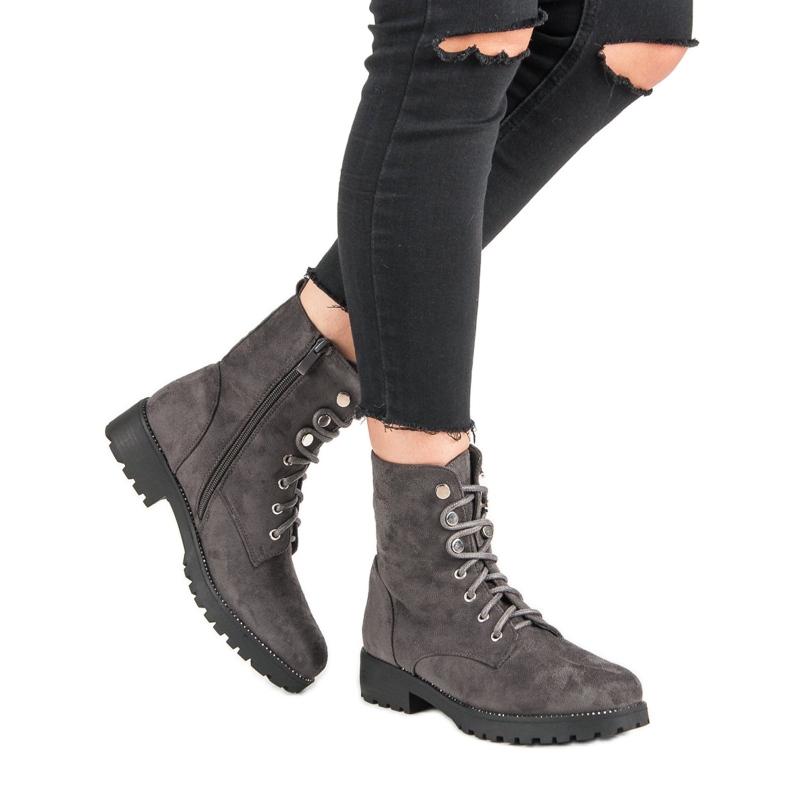 Seastar Semišové lapače šedá 2