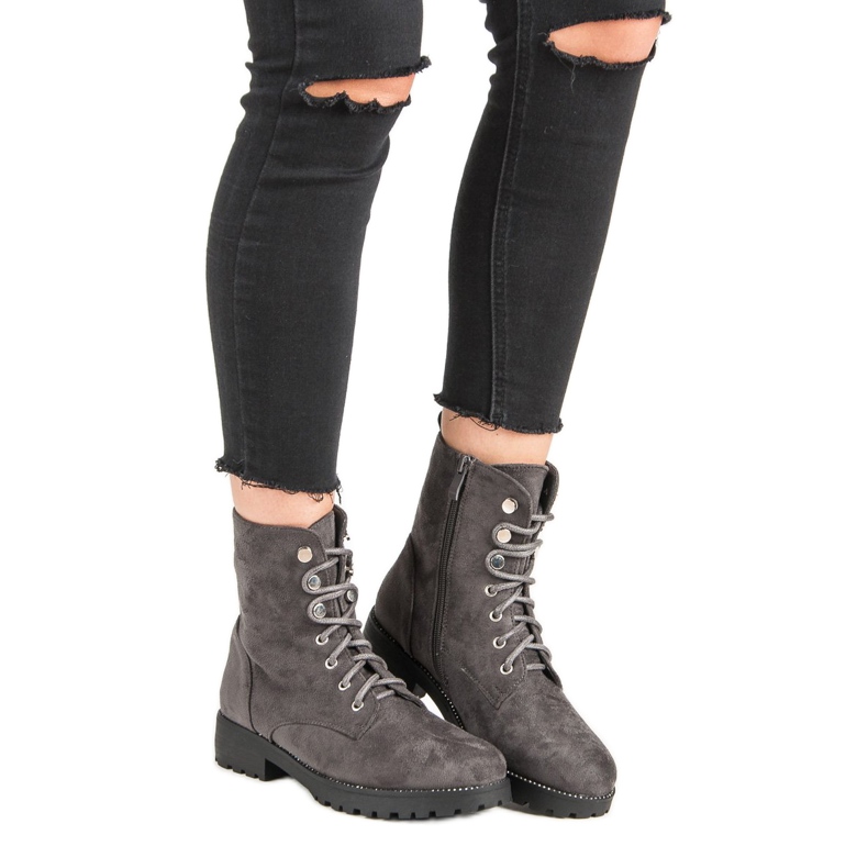 Seastar Semišové lapače šedá 1