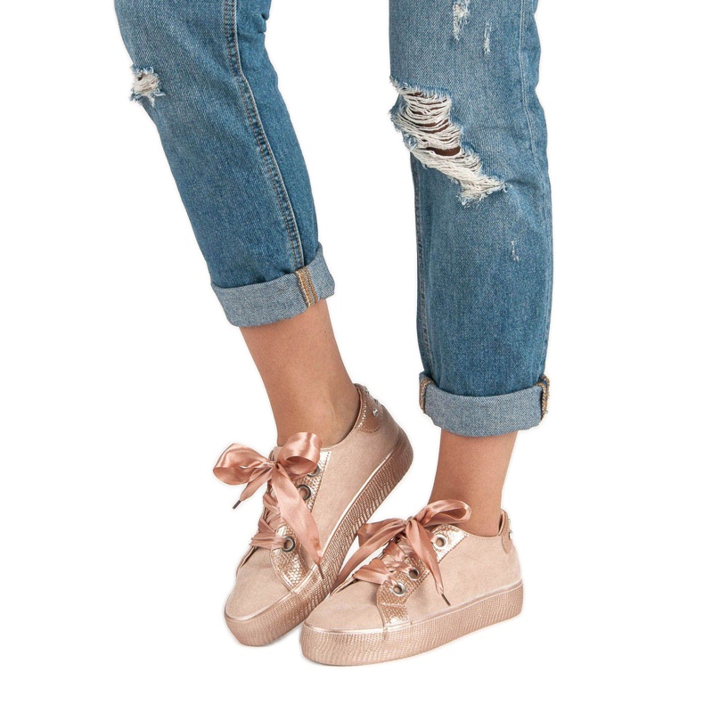 Bestelle Svázaná sportovní obuv šedá 2