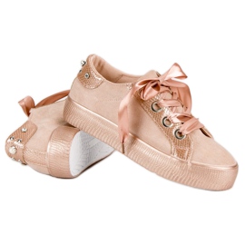 Bestelle Svázaná sportovní obuv šedá 1