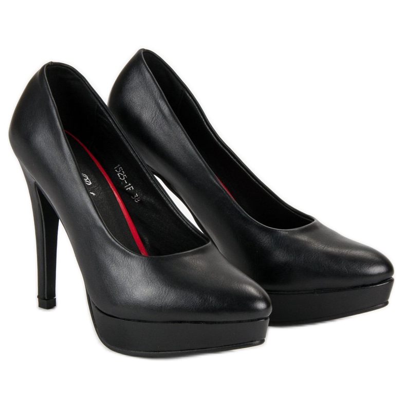 J. Star Sexy podpatky na platformě černý 1