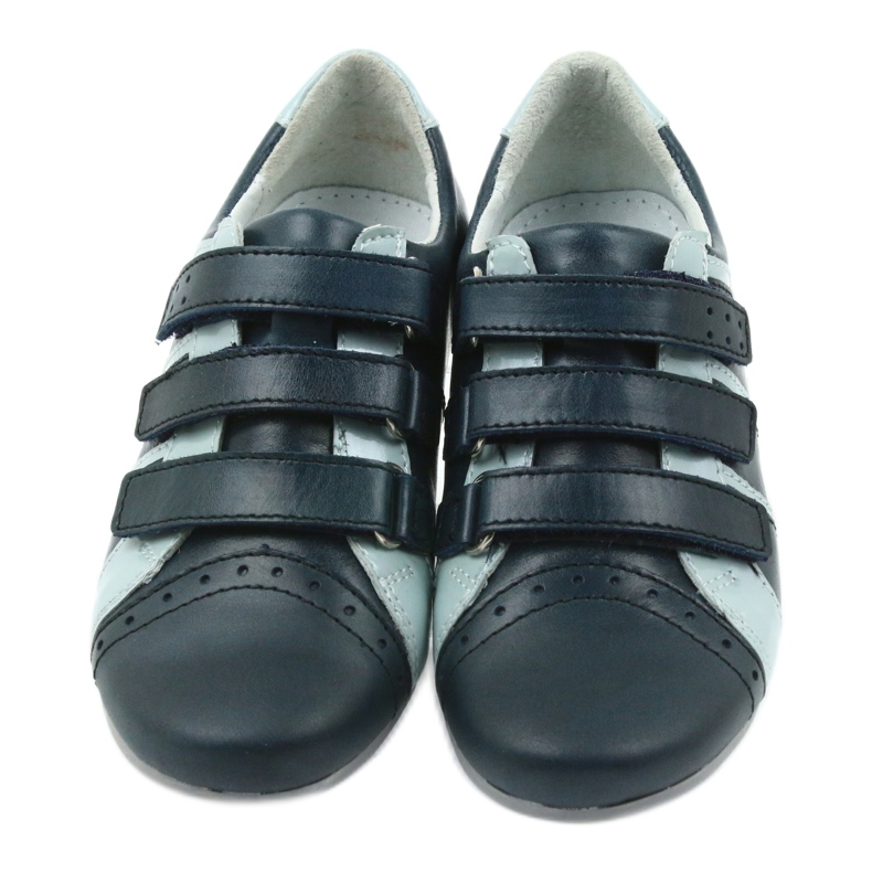Kožená kožená bota Mido pro suchý zip na námořnictvo modrá modrý 4 Kožená kožená bota Mido pro suchý zip na námořnictvo modrá modrý 4