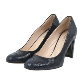 Sagan 2600 tmavě modré lodičky námořnická modř 3