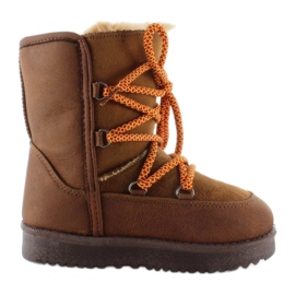 Dětské měsíční sněhové boty k1647403 hnědý 2
