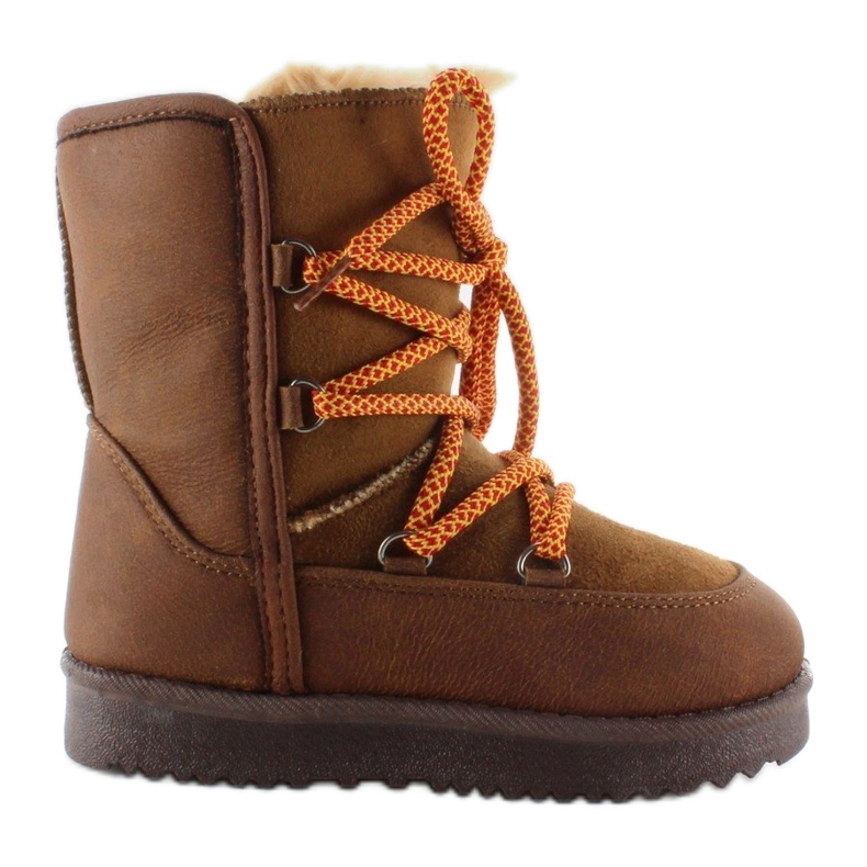 Dětské měsíční sněhové boty k1647403 hnědý 2