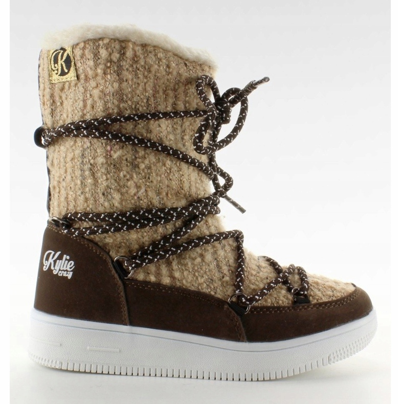 Dětské sněhule Eskimoski k1646102 Béžová béžový 1 Dětské sněhule Eskimoski k1646102 Béžová béžový 1