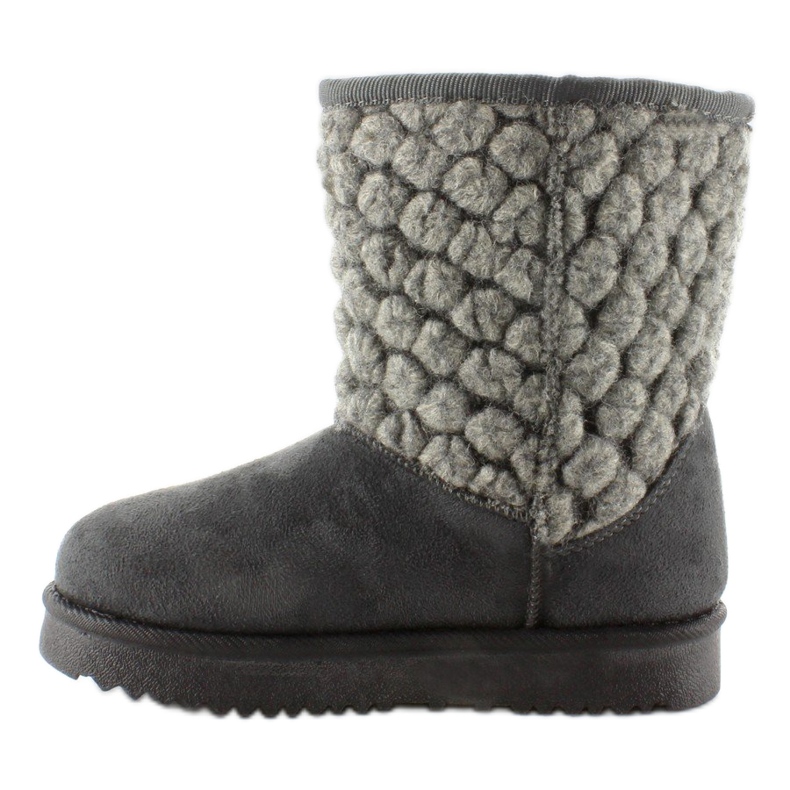 Dětské emuzy s plstěným svrškem k1647405 Gris šedá 1 Dětské emuzy s plstěným svrškem k1647405 Gris šedá 1