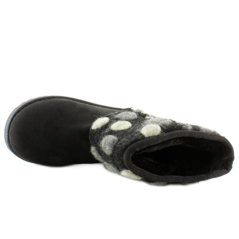 Dětské emuzy s plstěným svrškem k1647405 Černá 1