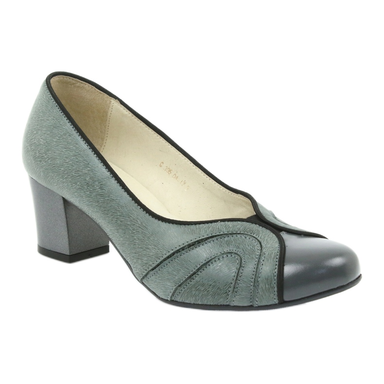 Espinto Classic Women High Heels 395 Tęg G1/2 Grey šedá 1 Espinto Classic Women High Heels 395 Tęg G1/2 Grey šedá 1