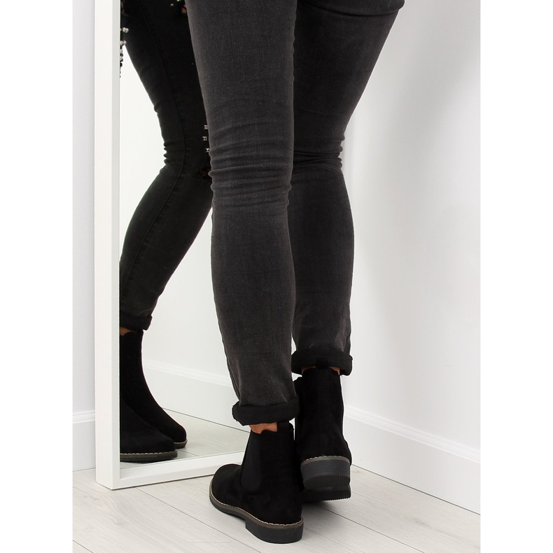 Černé dámské boty Chelsea černé 491 Black černá 1