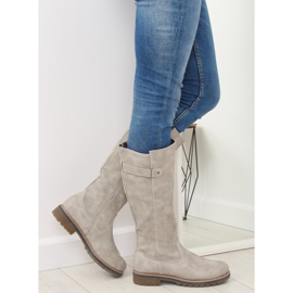 Dřeváky béžové GD-WL-07 Beige šedá 1 Dřeváky béžové GD-WL-07 Beige šedá 1