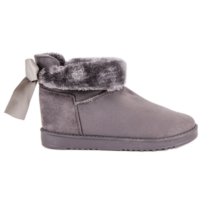 Sněhule s rozepínacím svrškem šedá 1