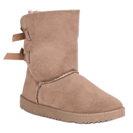 Vysoká Mukluki hnědý 1