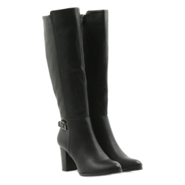 Boty na sloupku Sergio leone černé černá 4