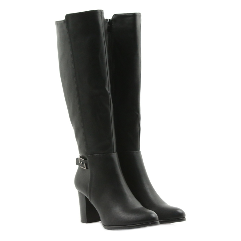 Boty na sloupku Sergio leone černé černá 4