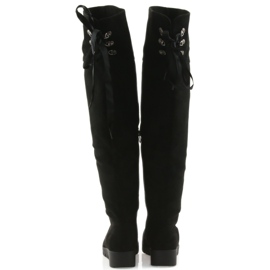 Černé dlouhé boty Filippo černý 3