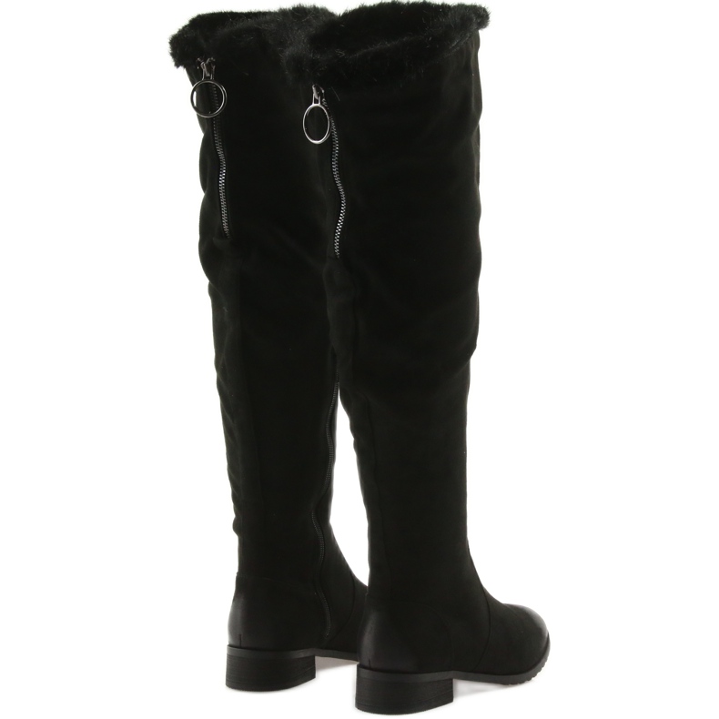 M.Daszyński Boty s plechovkou černé 1602 černý 3