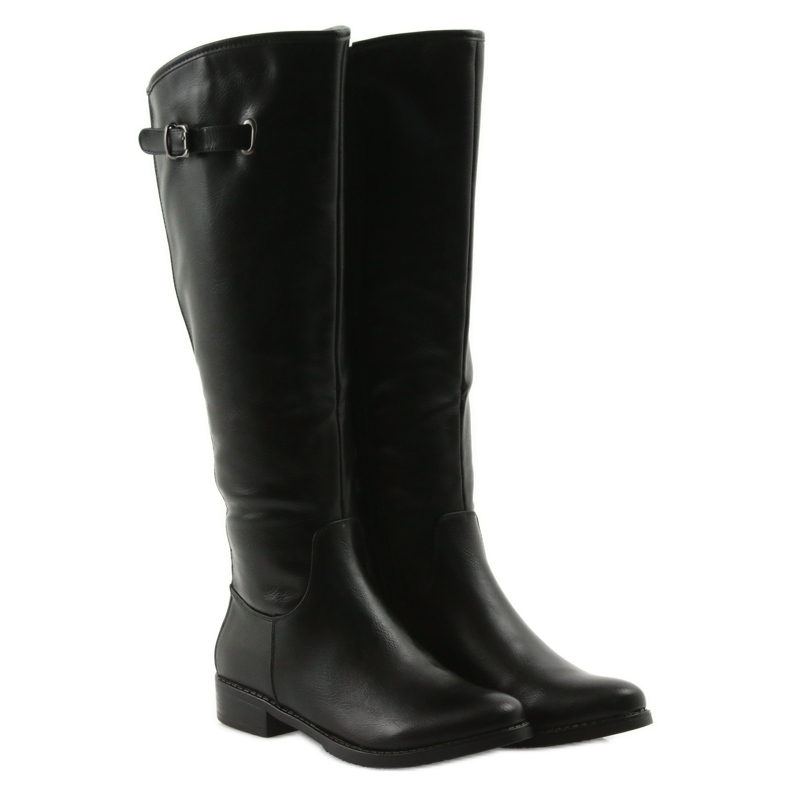 M.Daszyński Důstojníci v botách Daszyński SA131 černý 4