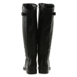 M.Daszyński Důstojníci v botách Daszyński SA131 černý 3