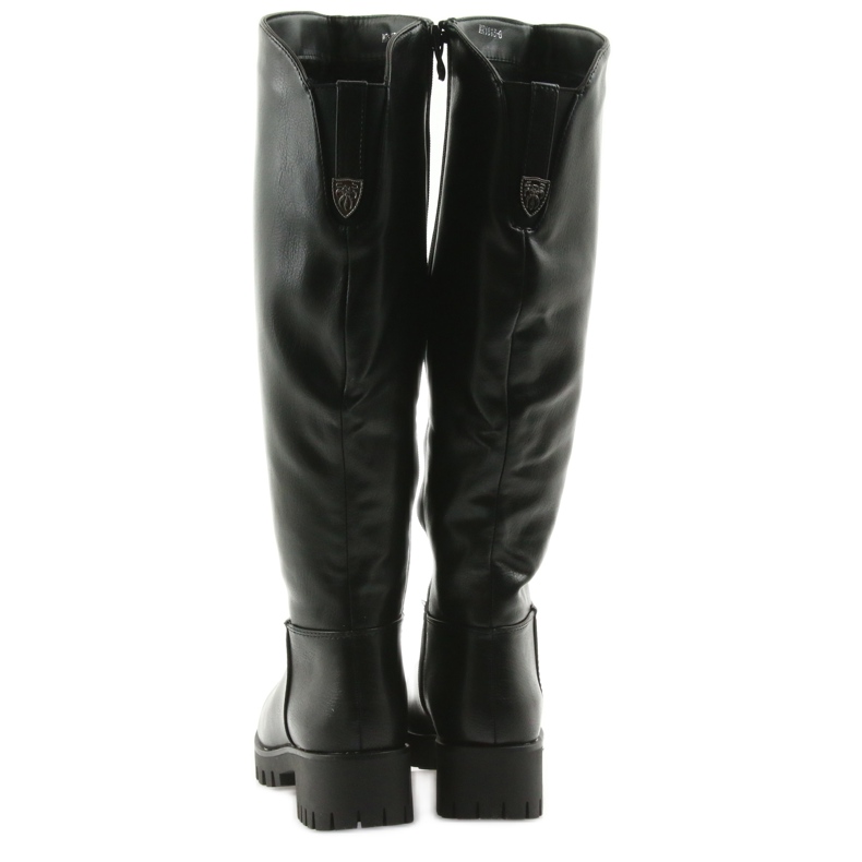 M.Daszyński Boty se silným dnem Daszyński MR1813 černá 3 M.Daszyński Boty se silným dnem Daszyński MR1813 černá 3