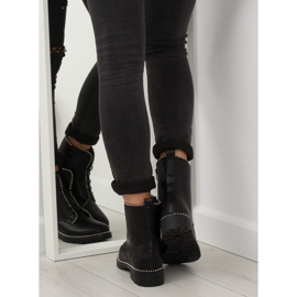 Černé pracovní boty 2577 černé černý 2