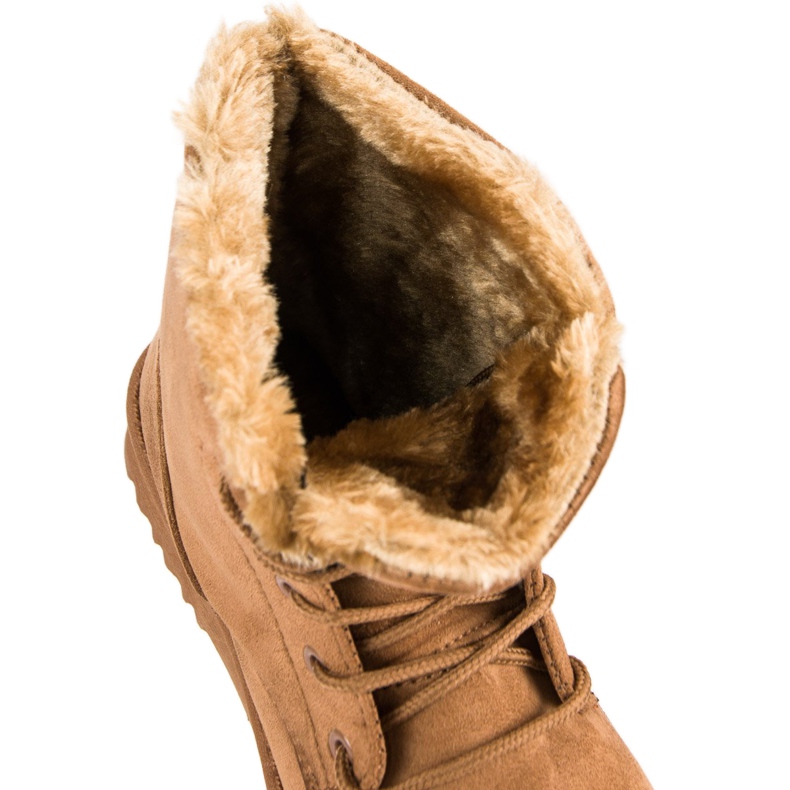 Forever Folie Teplé semišové boty hnědý 1