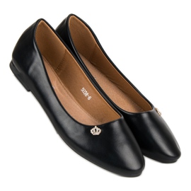 Černé balerínky černý 2