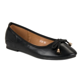 Černá Baletka S Mašlí černý 1